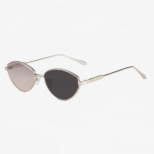Fashion Casual Vintage Metal Cat Eye Photochromic Sunglasses