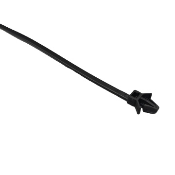 Black Self-Locking Nylon Cable Ties - 100pcs/Bag