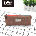 Pencil Case Luxury Small flower style embroidery cotton pencil case Factory