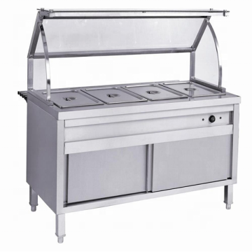 BMS-6A Restaurant Electric Fast Food Display Warmer Cabinet