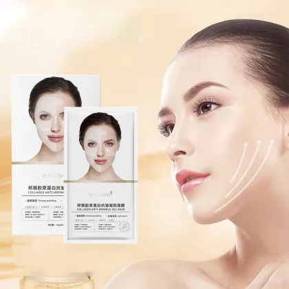 OEM BANGWEI White Bio-Collagen Disposable Overnight Facial Sheet Mask