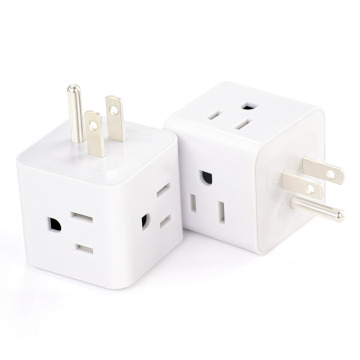 Wonplug Right Angle Multi Plug Outlet Extender για τα ταξίδια κρουαζιέρας στο σπίτι των ΗΠΑ