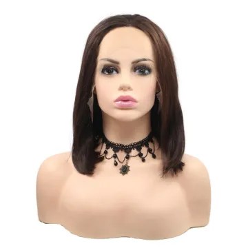 Wholesale Colored Hair Wigs Bob Synthetic Hair Wigs Bob Lace Front