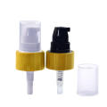 Spray plastic bottle with bamboo pump lotion cap