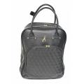 Beauty Lady PU Travel Trolley Bag