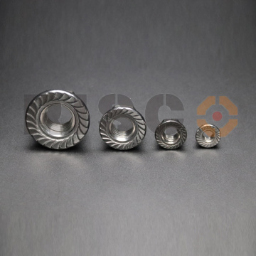 SS304 Metric Flange nut