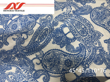 CVC blue printing  45*45/110*76  57/58