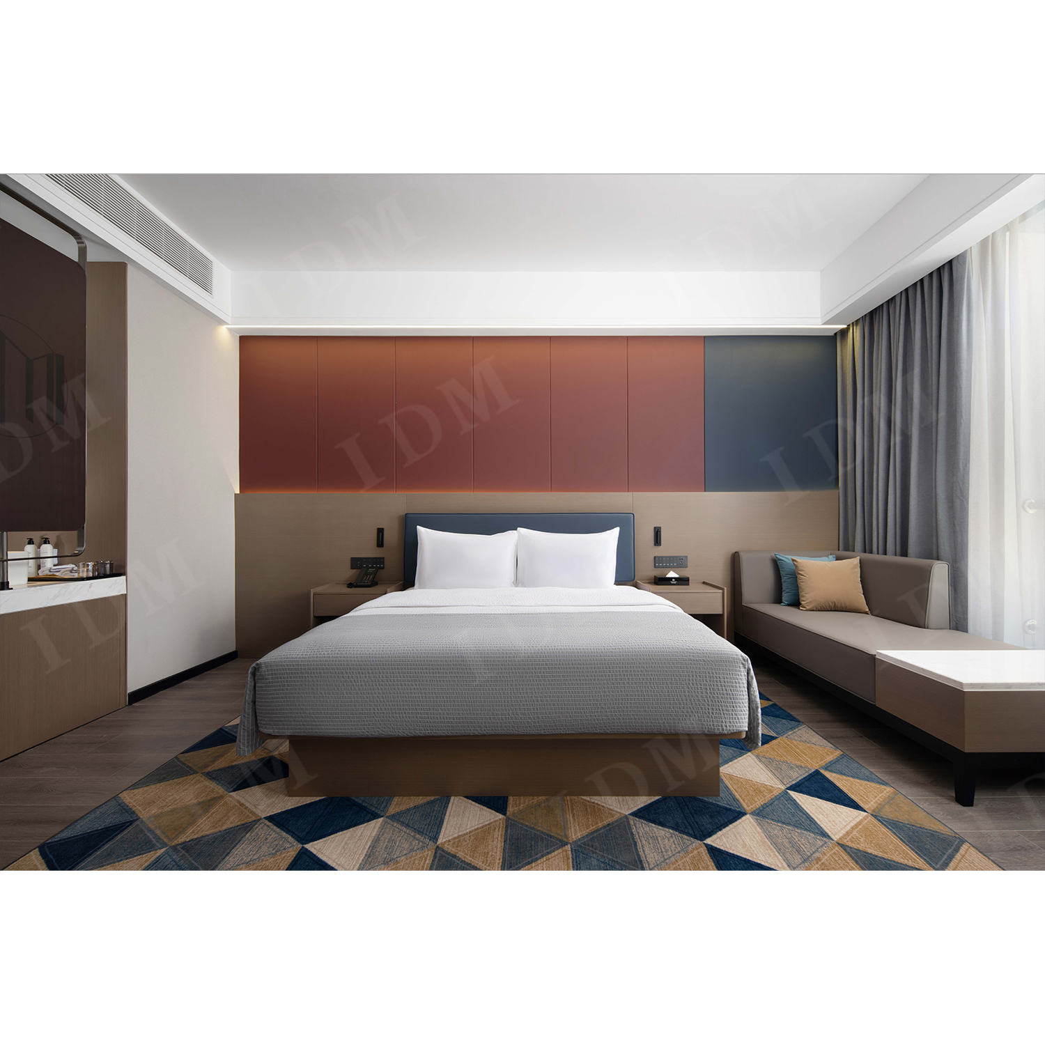 Five Star King Size Hotel Bedroom Furniture