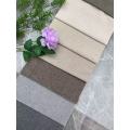 Tissu d'ameublement chenille de couleur unie aspect lin