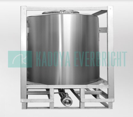 Stainless steel round storage tank container