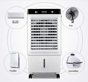 Personal Air Cooler: Mini Portable Air Conditioner with 3 Speed Modes for Home and Office