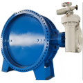Válvula de borboleta de flange excêntrico duplo elétrico