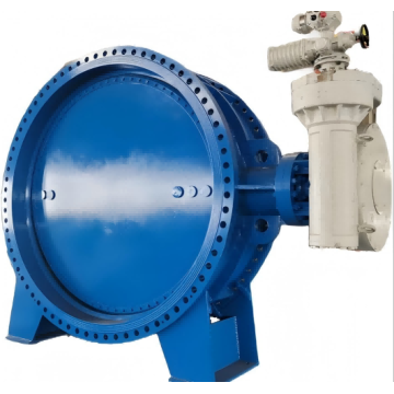 Válvula de borboleta de flange dupla de vedação macia lectric