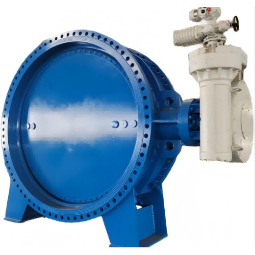 Válvula de borboleta de flange excêntrico duplo elétrico
