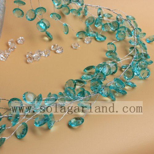 Rami di albero di perle acriliche da 18 mm per la decorazione di nozze