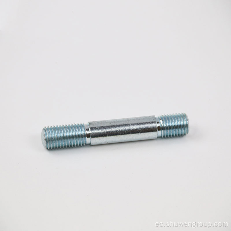 Acero Zinc Double End Stud para maquinaria agrícola