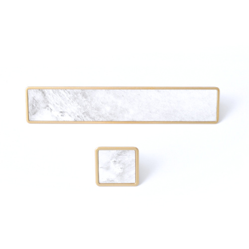 Aluminum alloy 3-3/4" (96mm) with gold handles