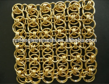 Stainless Steel Ring Mesh for Decoration