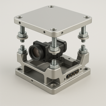 Алюминиевые детали с ЧПУ для платформы камеры с виброизоляцией