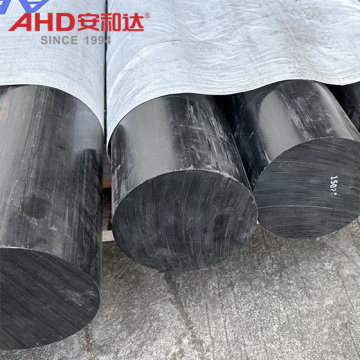 Rod preta da barra de policarbonato de policarbonato de 150 mm preto