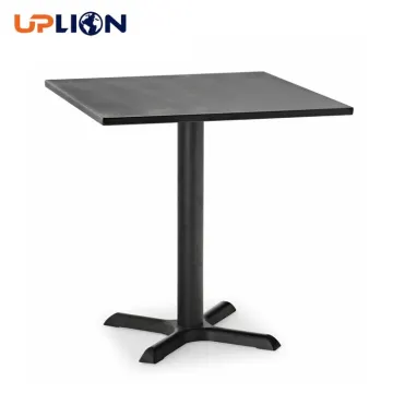 Uplion Outdoor Square Steel Table for Bistro Bar Coffee Restaurant Patio Dining