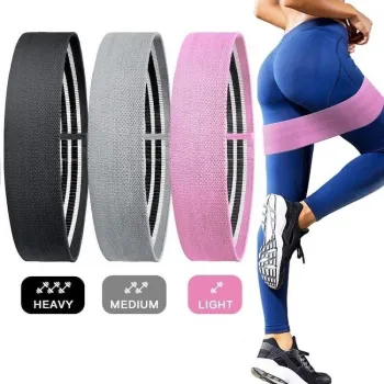 Custom Logo Bungee Squat Exercise Bands Loop for Yoga, Booty, and Hip Squatting: Dongguan Factory Wholesale 3-Resistance Band Set