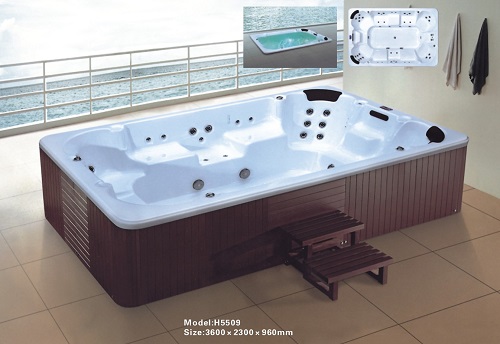 8 Personen Hydropool Whirlpool Outdoor-Badewanne