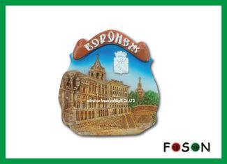 Customized 3D Resin Fridge Magnet For Souvenir , Resin Refr