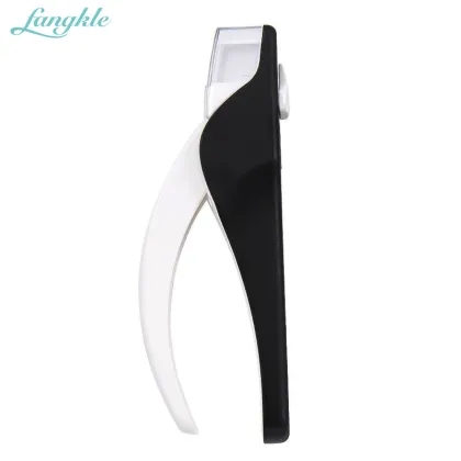 Fangkle Professional Stainless Steel ABS Black Nail Tips Cutter for Artificial Fingernails