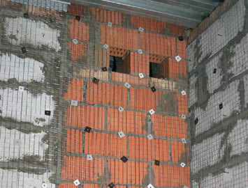 welded wire mesh inside plaster