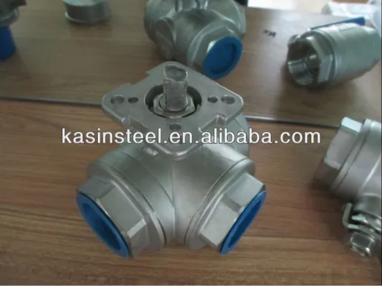 pneumaitc 3 way T port ball valve