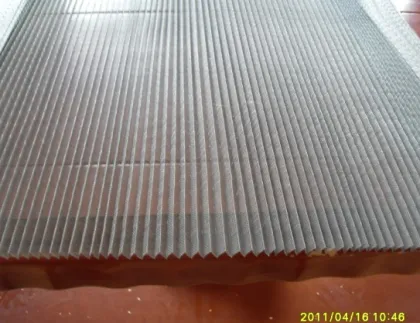 Fiberglass folding door window screen