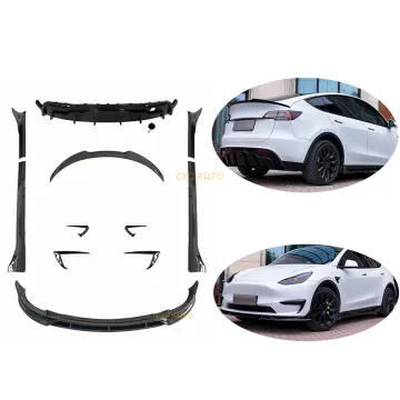 FAST Aero Kit for Tesla Model Y: Performance Body Kit with Front Lip, Side Skirt, Rear Diffuser, and Spoiler
