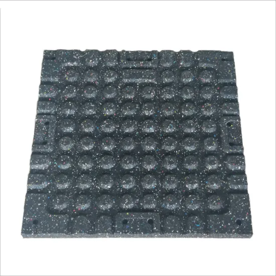 Rubber floor MATS that are easy to clean and moisture-proof for gyms