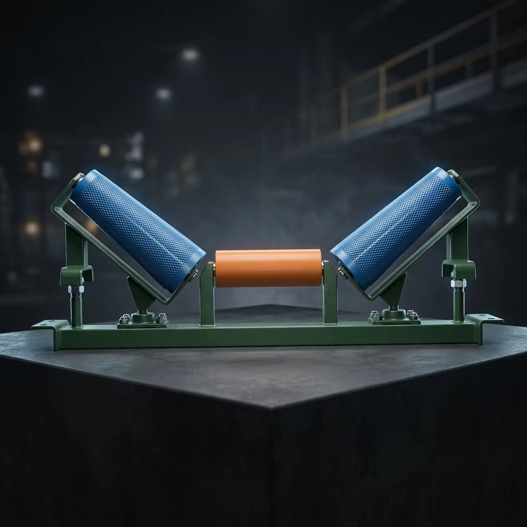 Conical idler roller
