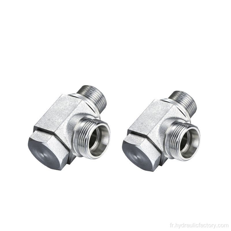 Raccords de tuyaux hydrauliques pivotants