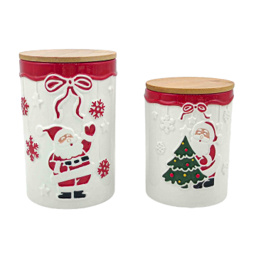 Tarro Lazo Navidad Marido