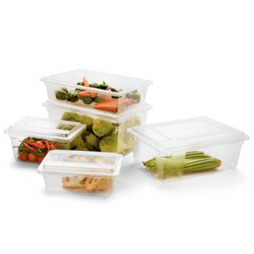 13L Clear Plastic Food Containers for Commercial Kitchens