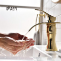 Speziales Design Gold polnischer Badezimmer Wasserhahn