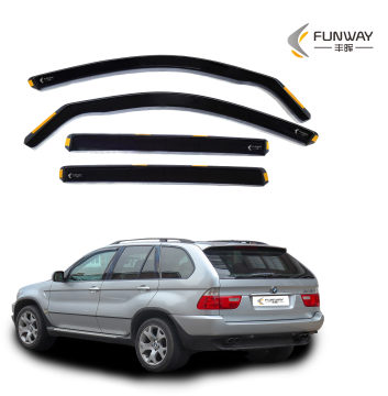 Universal Auto Car Door Window Visors 4Pcs - Fit BMW X5 E53 2000-2006
