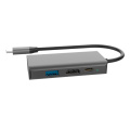 Estación de acoplamiento 4in1 USB-C HUB HDMI para laptop