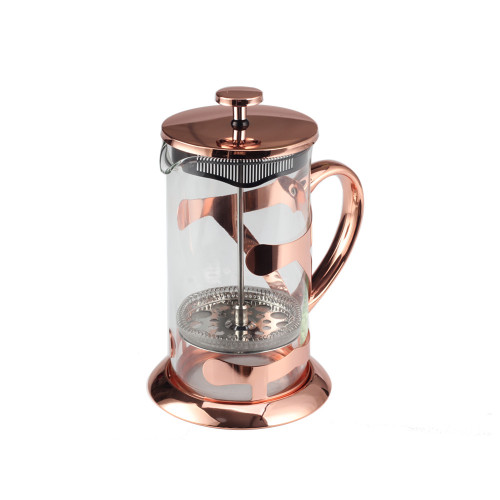 Copper Glass French Press Coffee Maker