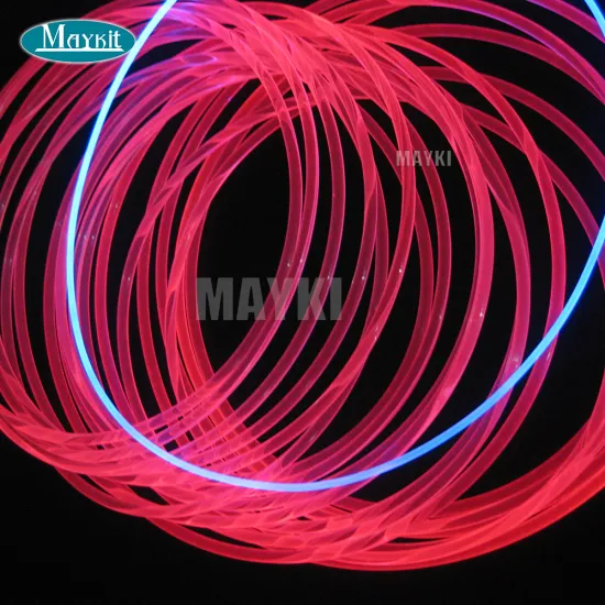 Side Glow Fiber Optic Cable Light for Car LED Decoration