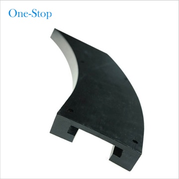 T shaped plastic wear resistant strip guide groove