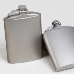 Outdoor Flat Wine Bottle Titanium Hip Flask