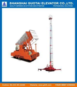 Telescopic aerial work platform
