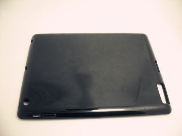 Black Soft Tpu Ipad 3 Case Anti-dust / Dustproof Protective Covers