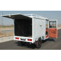Fully enclosed delivery truck