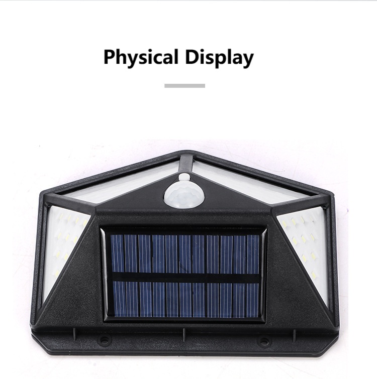 Luzes de parede solar IP65 impermeável com sensor