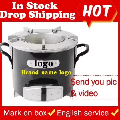 Outdoor Household Wooden Stove Integrated Charcoal Stove Outdoor Picnic Stove